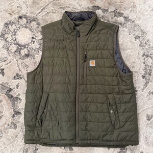 Carhartt Men's Dark Green Quilted Vest